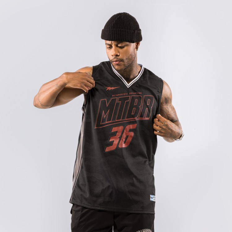 Regata Basqueteira PRO CAMO Preta