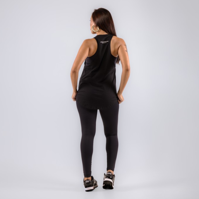 Regata Feminina Cavada Anatomic No Fear Preta
