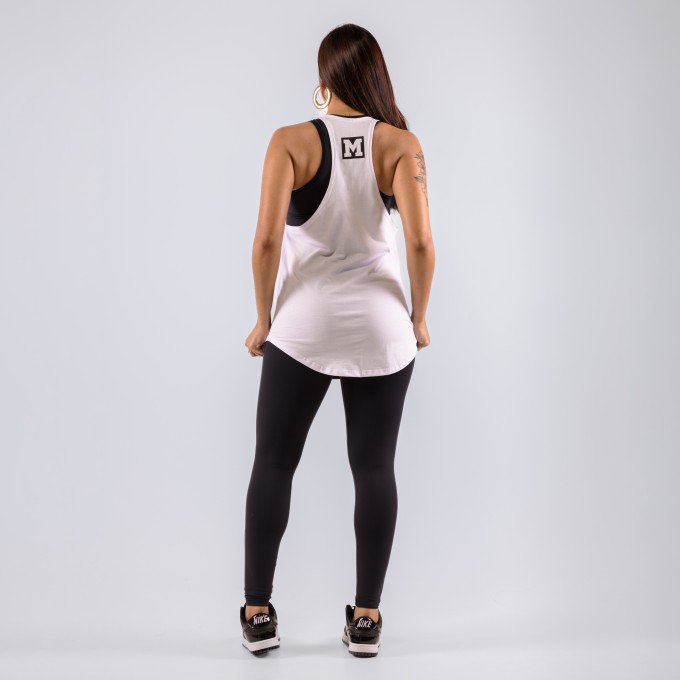 Regata Feminina Cavada Anatomic Strong Branca