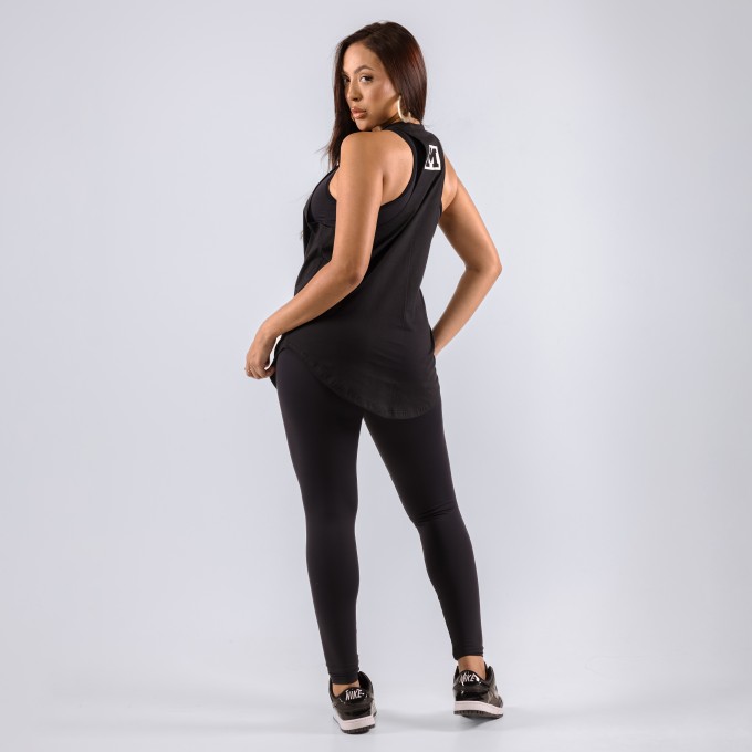 Regata Feminina Cavada Anatomic Strong Preta