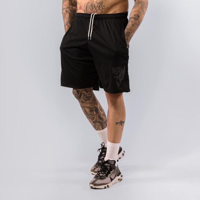 Shorts Dryfit Skull Flyer Preta