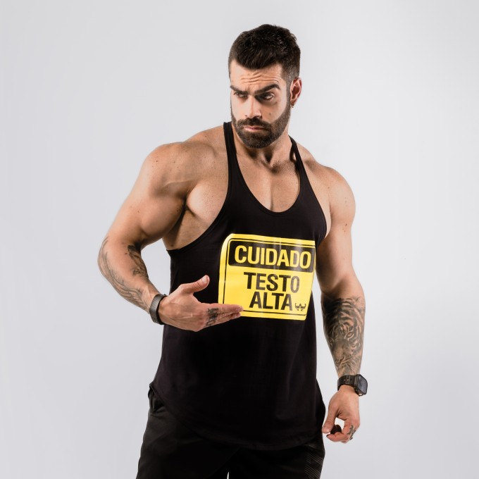 Regata Cavada Anatomic Testo Alta Preta