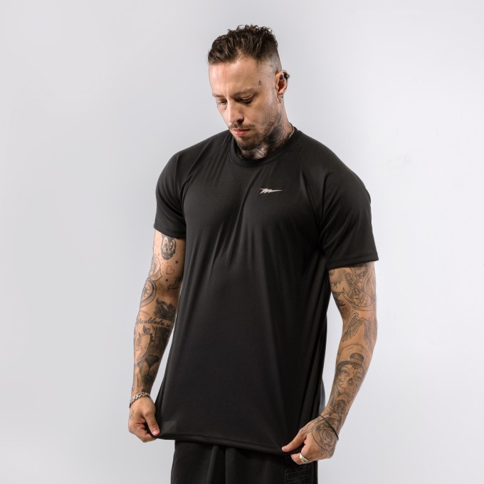 Camiseta Dryfit Haglan BOLT Preta