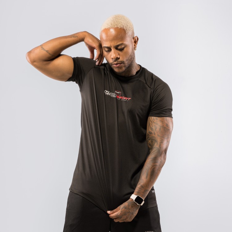 Camiseta Haglan AERODRY MTBR Sport Preta