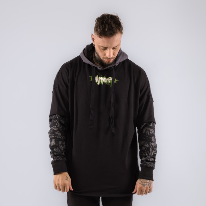 Blusao Oversize Black Alien Preto