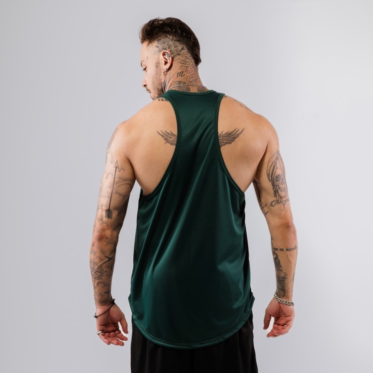 Regata Cavada Anatomic Dryfit Camuflada Verde Militar