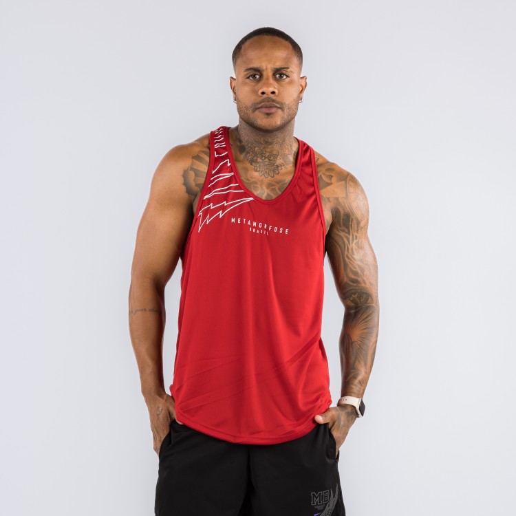 Regata Cavada Anatomic DryFit Stroke Vermelha
