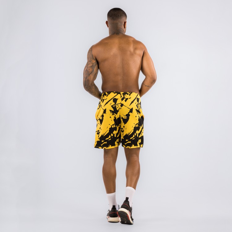 Shorts Dryfit Golds Gym Warfare Amarelo
