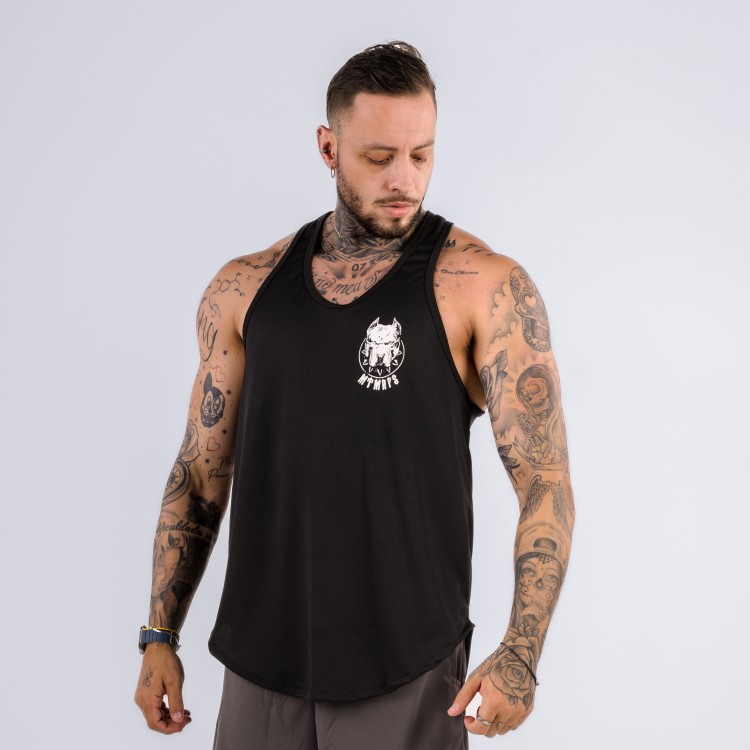 Regata Cavada Anatomic DryFit Pitbull Preta